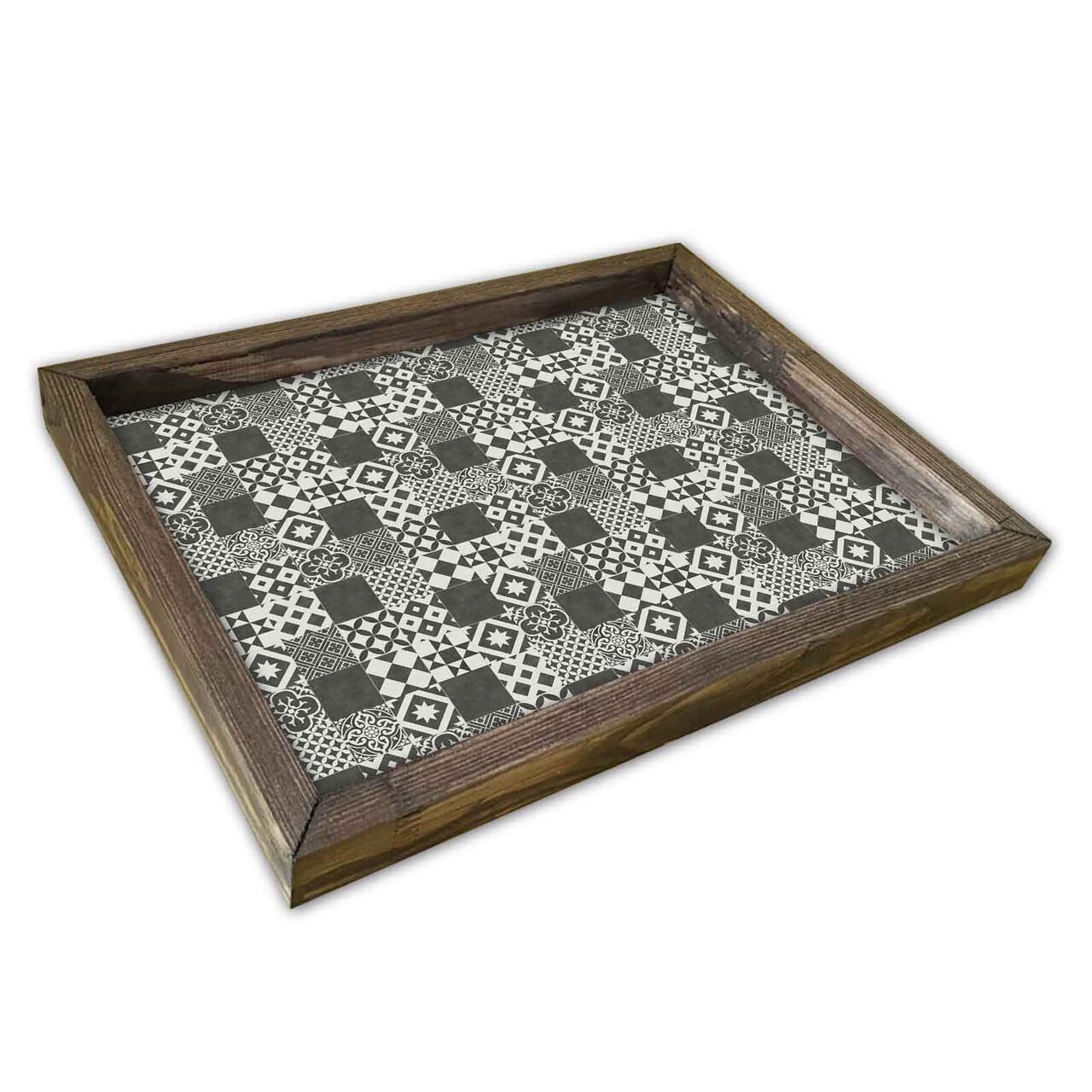 Tava pentru servire, AT-008, 30x40 cm, Multicolor - imagine 3